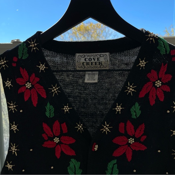 Vintage Cove Creek Christmas Holiday Vest - Picture 11 of 16